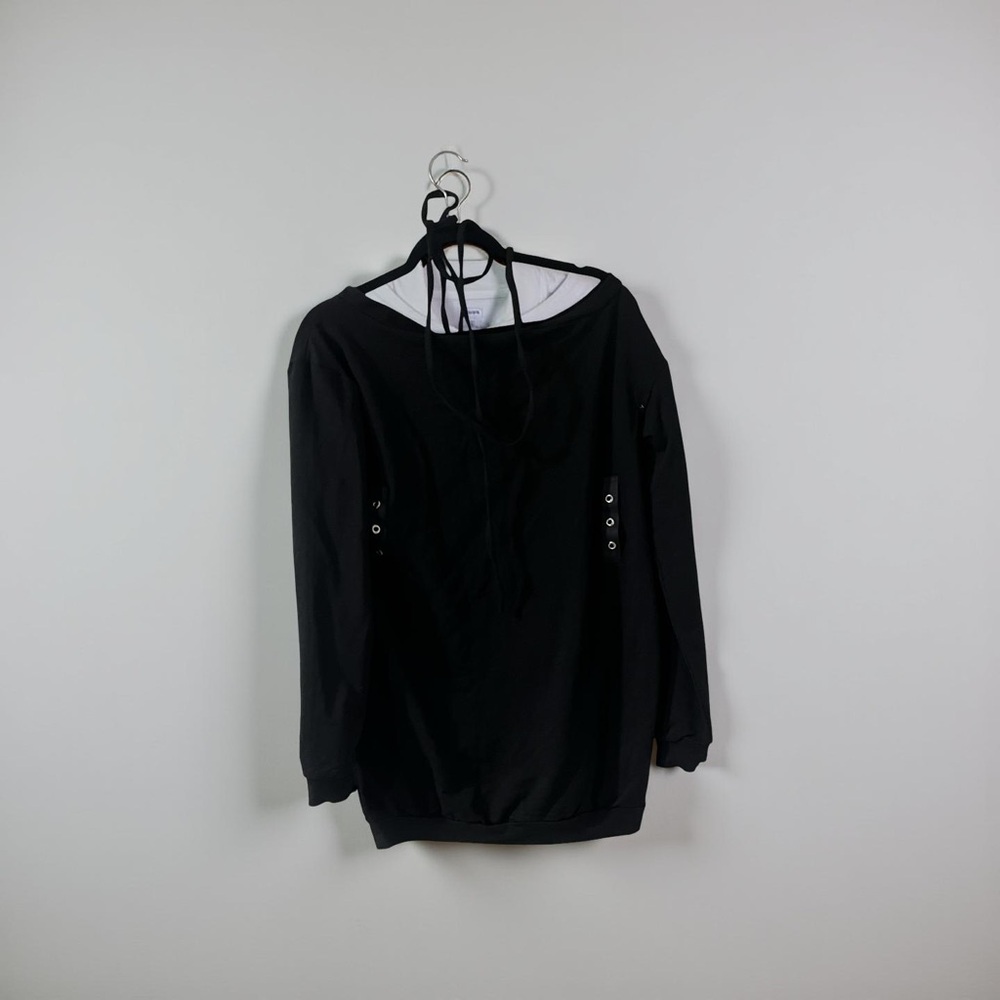 Elegant Black Long Sleeve‎ Dress.  CAJA. # 1 F